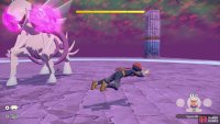 When it disappears, immediately dodge. By the time you react, Dialga/Palkia will reappear and attack, while you dodge through it.