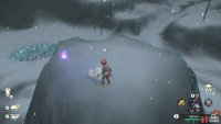 Vulpix 1: Atop a rocky mound towards the north. There’s a Wisp next to it.