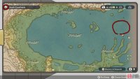 Search the waters north of Sand’s Reach during a thunderstorm.