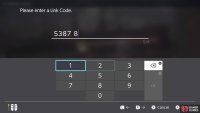 You and the other player should agree on the same Link Code to use.