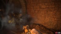 As you progress through the tunnel, be wary of your right as there is a Basilisk there.