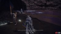 You will find him standing over Fia once you complete her Quest