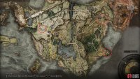 The locations of the two Golden Seeds in Limgrave are noted here to the west and the east, while the Third Church of Marika is noted to the northeast.