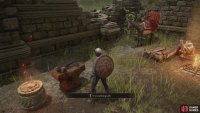 You’ll find a Smithing Table to enhance your equipment here.