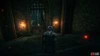 Once you get across the courtyard, head down the stairs to the first gate.