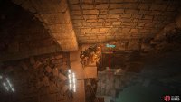 As soon as you enter the area, you can drop to your left onto the platform below.