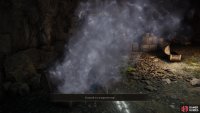 Open the chest near Patches to be hit with a transporter trap