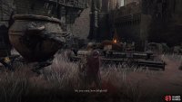 speak to him before the battle with Radahn and summon him during it