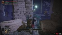 you’ll need to travel up a fallen column to find the teleporter atop some ruins.
