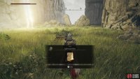 Descend into the ravine and kill a scarab to obtain the Lightning Strike Incantation.