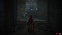 To reach the northern reaches of the manor, you’ll have to ascend some stairs guarded by a Troll Knight.