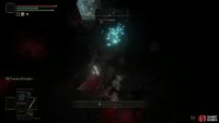 Several rats inhabit a chamber in the cave, including a giant specimen.