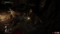 In the cave’s first chamber you’ll find a wolf den, and its occupants aren’t fond of intruders.