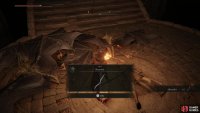 Defeat the Giant Bats in the center of the waterfall chamber and loot a corpse to obtain the Shamshir.