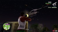 Keep firing on the chopper until it finally goes down