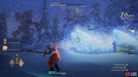 it will follow up by launching large ice boulders in front of itself