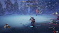 when the Ice Wolf Leader does a large jump back