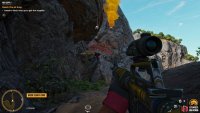 then use an explosive to cause a rockfall. 