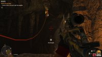Use the grapple points to swing across the gap