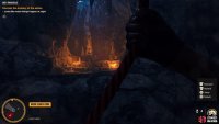 Finally, grapple down into the well, then swing over to the relic