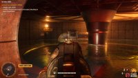 Finally, go to the next level down and shoot the final pipe. 
