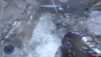 You’ll need to aim with your Grappleshot roughly in the middle of the waterfall to reach the entrance.