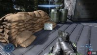You’ll find the UNSC audio log on the fob platform.