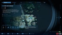 The location of Fob November, north of  The Command Spire.