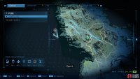 The location of the Fog Skull, just west of Fob Alpha.