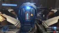 Place the power seeds in the terminals to open the door.