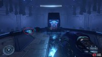You’ll find a power seed at the end of the walkway, alongside a UNSC audio log.