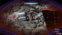 Shoot the blast coils on the ledge to take out the plasma cannon.