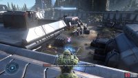 Take out the Grunts on the cannons as soon as possible, then use them to your advantage.