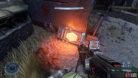 The Second Banished Audio can be found leaning up against some destroyed tanks.