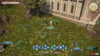 Head to  (X: 15.4, Y: 10.5) to plant the first flower bulb
