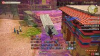 Look for the wooden ramp to access the ledge.