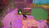 Drop down after you climb the ramp to find the aether current.