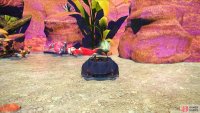 The aether current is tucked away behind the rocks.