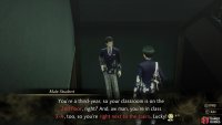 The student underneath the stairs tells you where to find your classroom