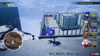 Look on the rooftop west of the leyline to spot Miman #179
