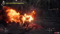When you’re in melee range, the Bomb King will puff up and let out a breath of fire (see what I did there?)