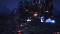 !Earthen Fury will send small enemies flying.