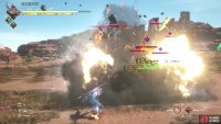 !Earthen Fury being used on a group of enemies.