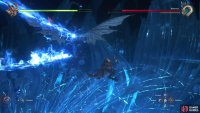 The Laser Beam in the first stage only goes straight.