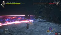 The sideways slash can actually be jumped over to avoid it.