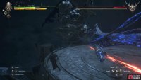 The overhead attacks can just be avoided by going to the sides of the arena.