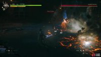 Watch out for flowing fissures on the ground during the Imperial Cannonier’s “Black Powder” attack, as it indicates where eruptions will shortly occur.