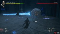 There will be a horizontal-based Laser Beam shot from the boss.