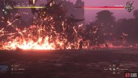Keep away from the boss to avoid its sweeping arm attack.