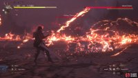 Molten Thrust is nothing more than a straight charge attack.